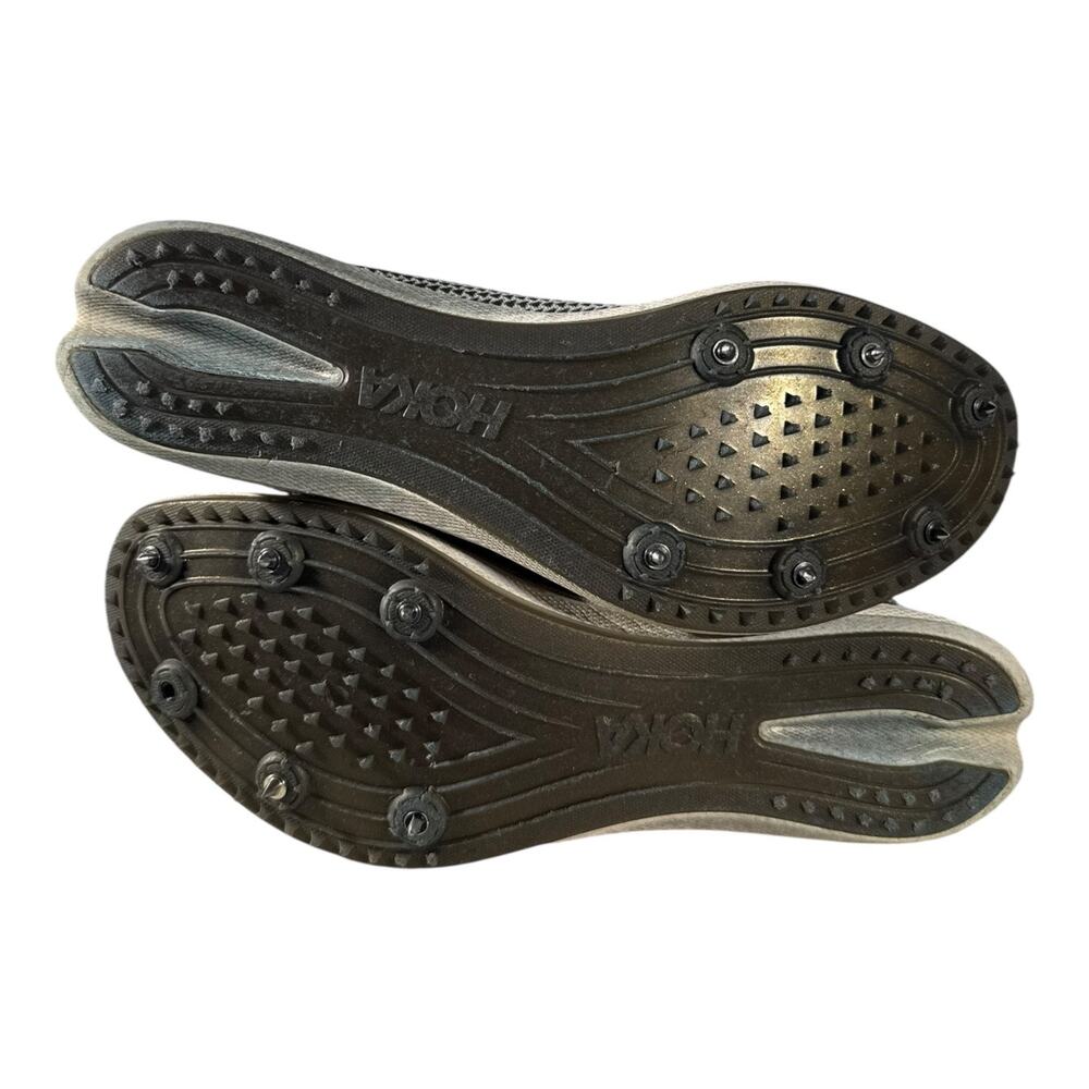 Hoka One Men’s Crescendo MD Black Running Track Sneakers 1134520 BWHT Size 12 W - Picture 10 of 10